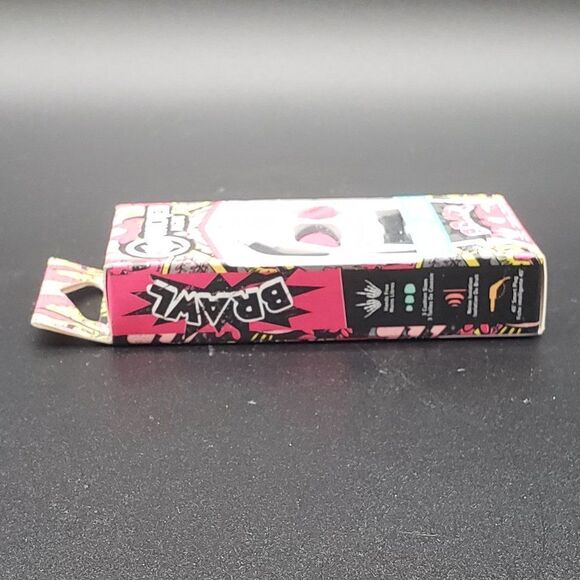 Wicked Audio Brawl WI1355 Pink Punch Headphones with Microphone - Picture 6 of 7